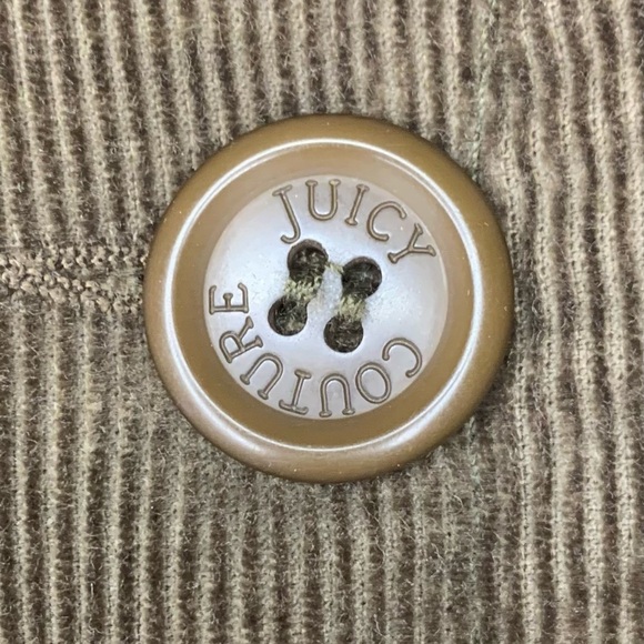 Juicy Couture Women’s Brown 3/4 Sleeve Corduroy Single Button Blazer Siz… - Picture 7 of 11